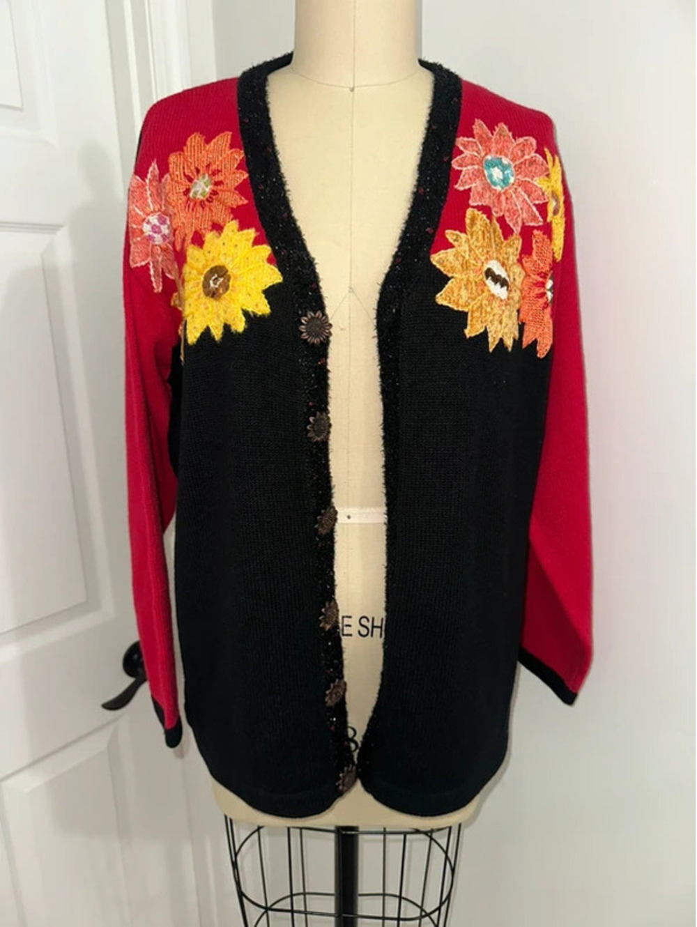 Vintage Storybook Knits Grandmacore XL Cardigan Sweater NWT